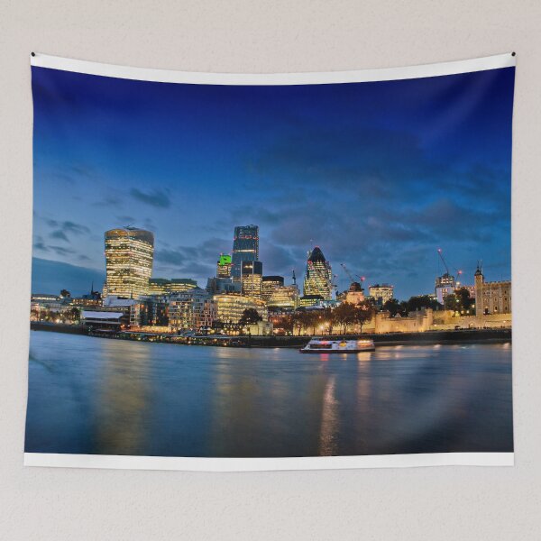 Item preview, London Skyline Cityscape At Night designed and sold by AndyEvansPhotos.