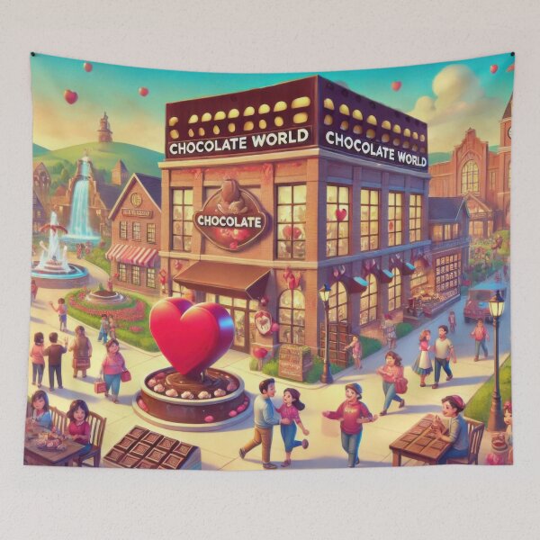 Item preview, Sweet Love at Chocolate World designed and sold by BobArtGallery.