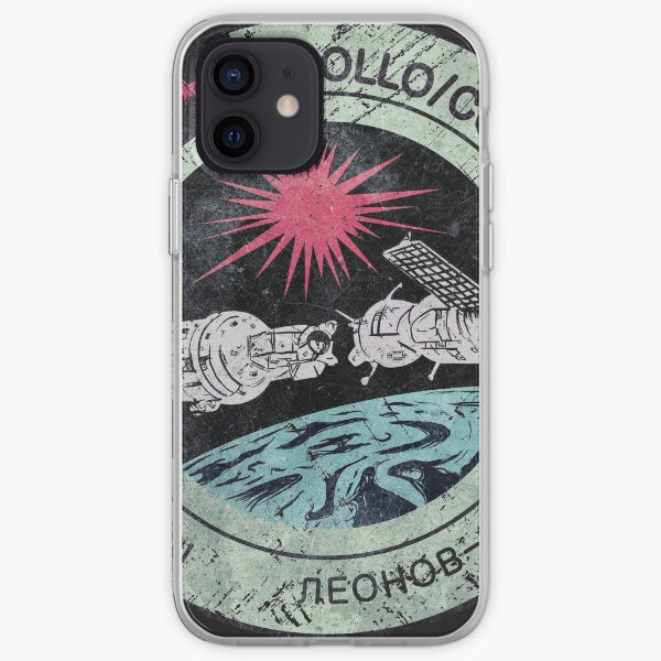 Apollo Soyuz Vintage Emblem V02 iPhone Soft Case