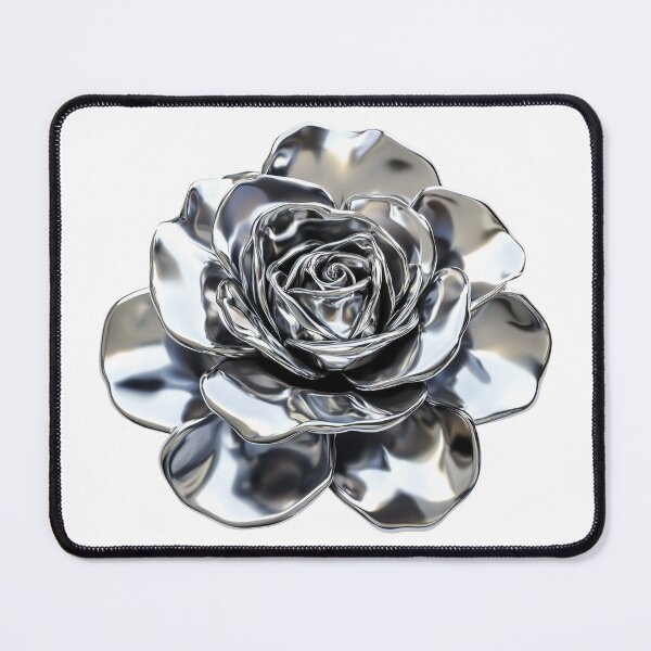 Item preview, silver metal rose designed and sold by DragonflyLP.