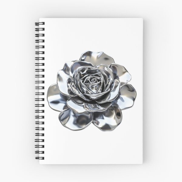 Item preview, silver metal rose designed and sold by DragonflyLP.