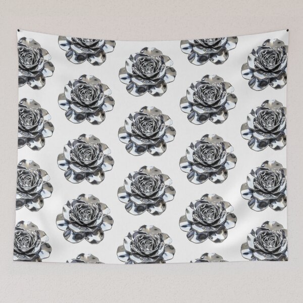 Item preview, silver metal rose designed and sold by DragonflyLP.