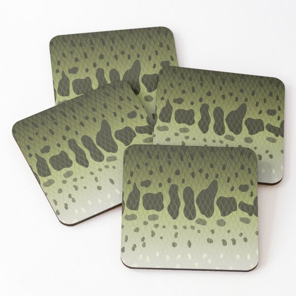 Item preview, Largemouth Bass Skin Pattern Fishing Design designed and sold by BikeVoucherJr.
