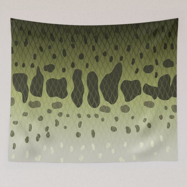 Item preview, Largemouth Bass Skin Pattern Fishing Design designed and sold by BikeVoucherJr.