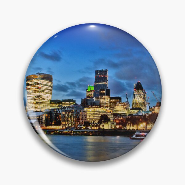 Item preview, London Skyline Cityscape At Night designed and sold by AndyEvansPhotos.