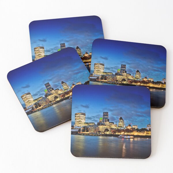 Item preview, London Skyline Cityscape At Night designed and sold by AndyEvansPhotos.