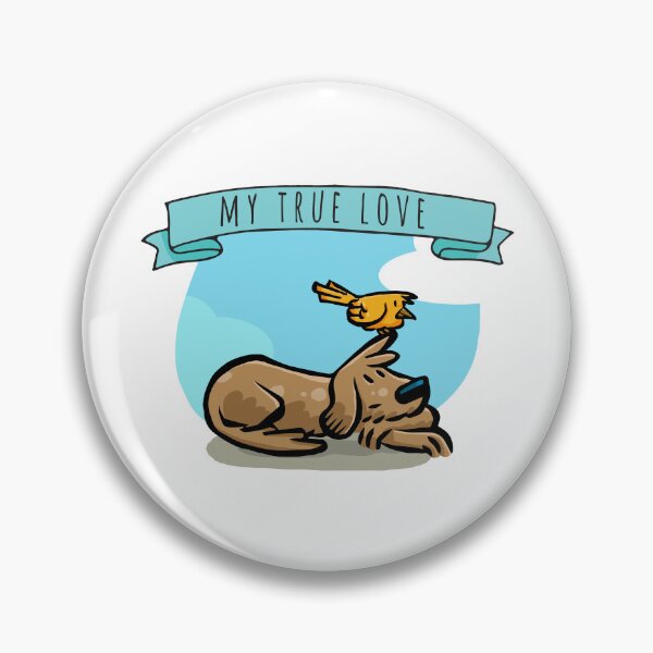 Item preview, My True Love, Puppy Waiting and Bird. Pets. P17 designed and sold by ParissiFriends.