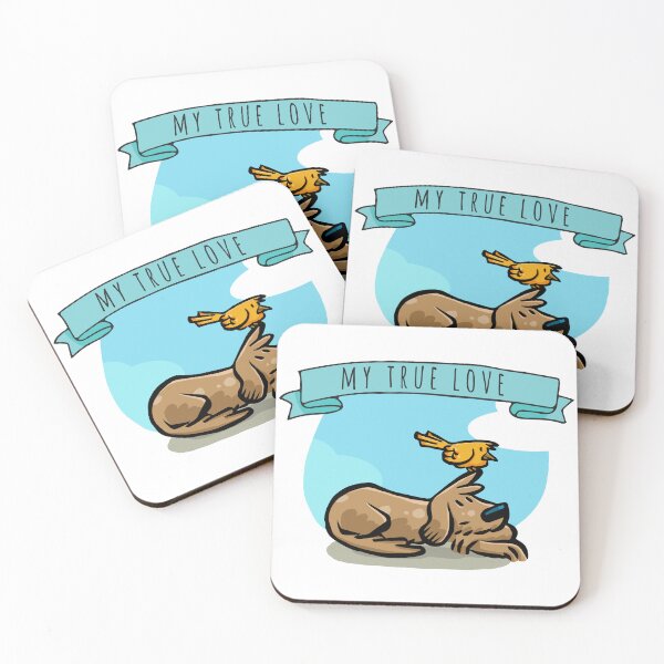 Item preview, My True Love, Puppy Waiting and Bird. Pets. P17 designed and sold by ParissiFriends.