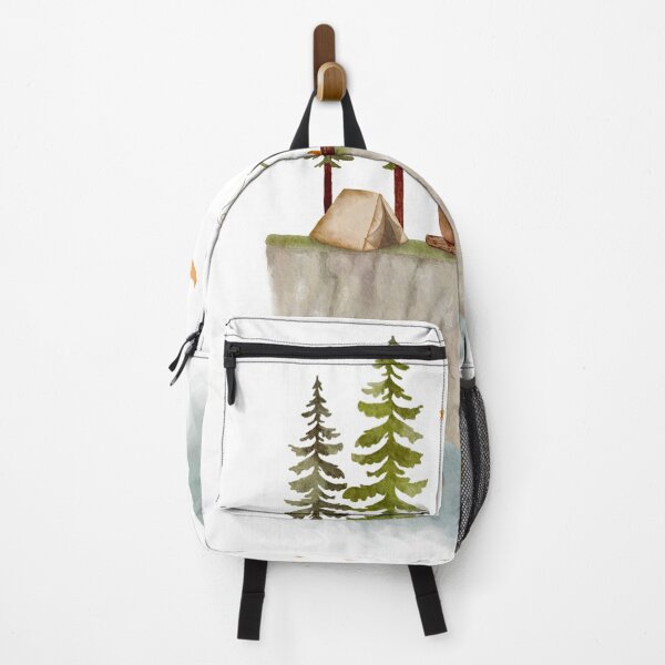 Item preview, Camping Surf Adventure Illustration designed and sold by UrchinBayArt.