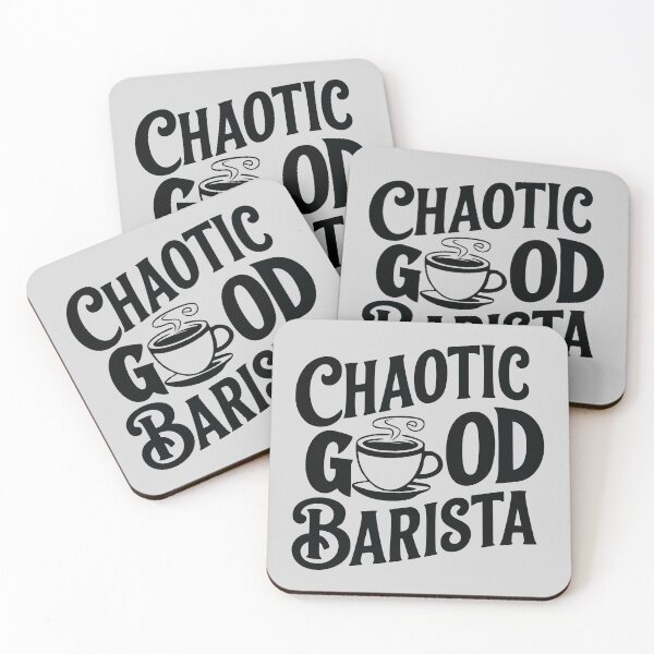 Item preview, Coffee Fuelled Chaotic Good Energy designed and sold by CrownedCanvas.