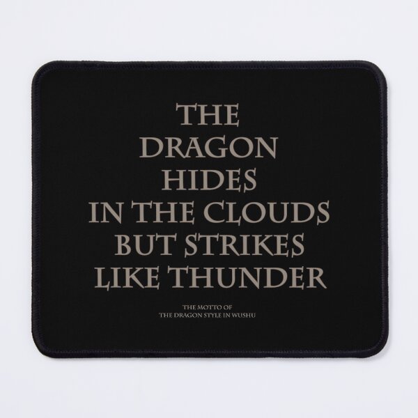 Item preview, The Dragon Hides In The Clouds But Strikes Like Thunder designed and sold by Adelberton.