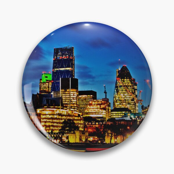 Item preview, London Skyline Cityscape At Night designed and sold by AndyEvansPhotos.