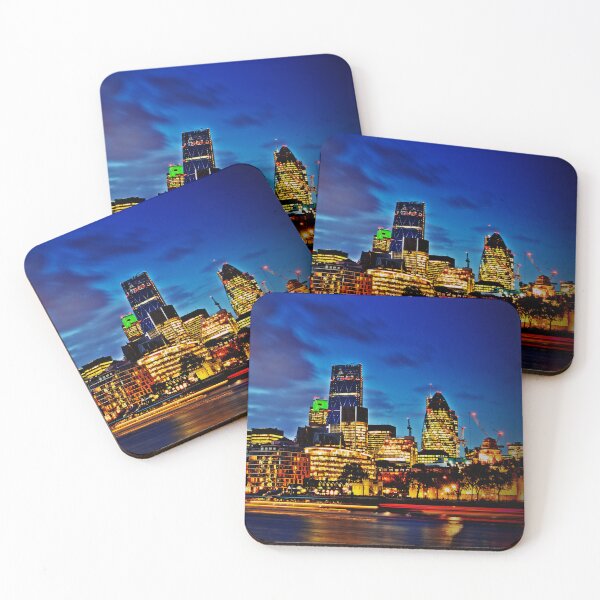 Item preview, London Skyline Cityscape At Night designed and sold by AndyEvansPhotos.