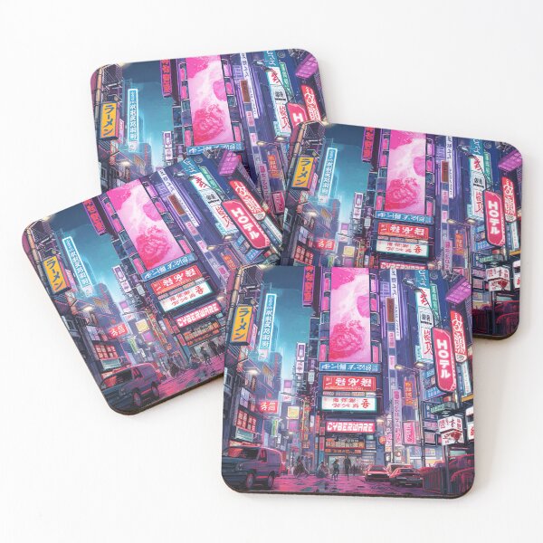 Item preview, Cyberpunk Tokyo Neon Street designed and sold by Takeda-art.