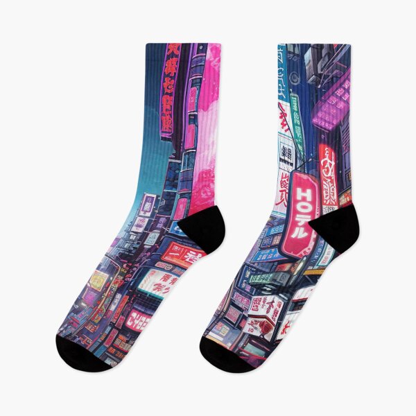Item preview, Cyberpunk Tokyo Neon Street designed and sold by Takeda-art.
