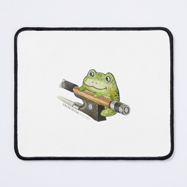 Item preview, Violin Bow Sticker Frog Sticker designed and sold by Snow-W-Studio.