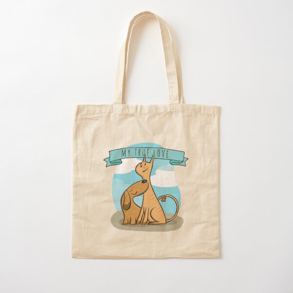 Vista previa del artículo con la obra «My True Love, Cat&Dog. Pets. P18», diseñado y vendido por ParissiFriends.