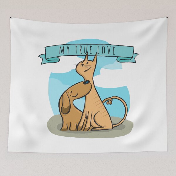 Item preview, My True Love, Cat&Dog. Pets. P18 designed and sold by ParissiFriends.
