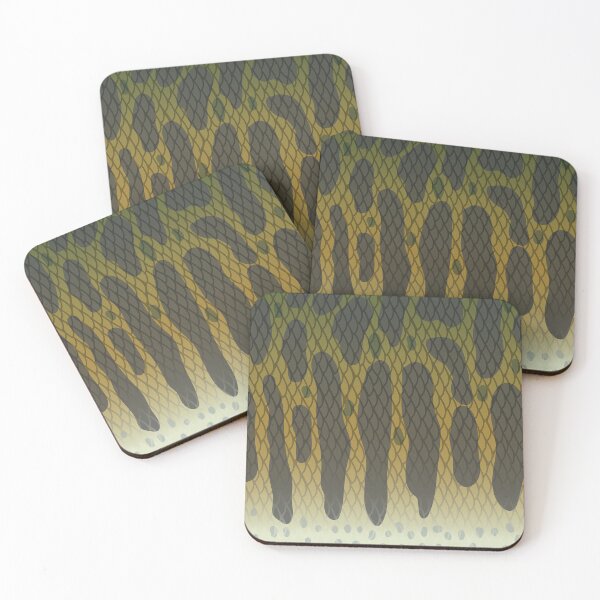 Item preview, Smallmouth Bass Skin Pattern Freshwater Game Fishing Design designed and sold by BikeVoucherJr.