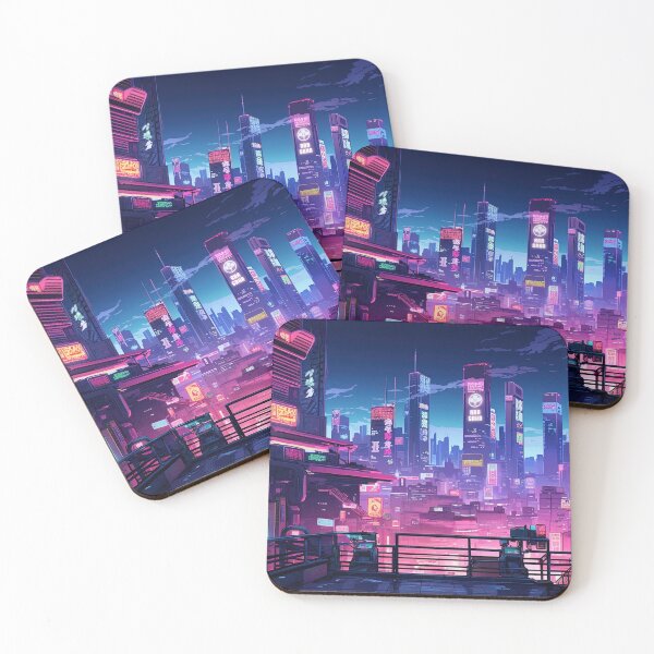 Item preview, Cyberpunk Rooftop Tokyo designed and sold by Takeda-art.