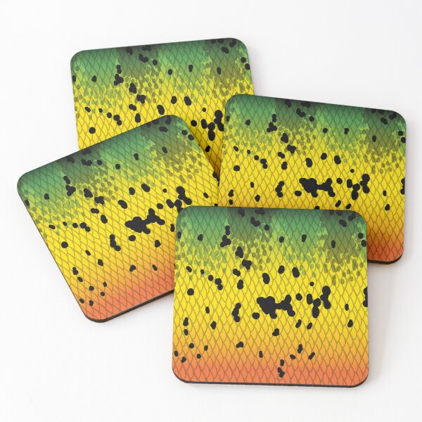 Item preview, Peacock Bass Skin Pattern Fishing Design designed and sold by BikeVoucherJr.