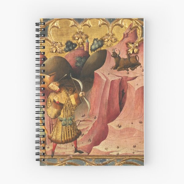 Item preview, Altarpiece of Saint Michael Medieval art painting  (left side panels) 3 designed and sold by Vintage Designs +.