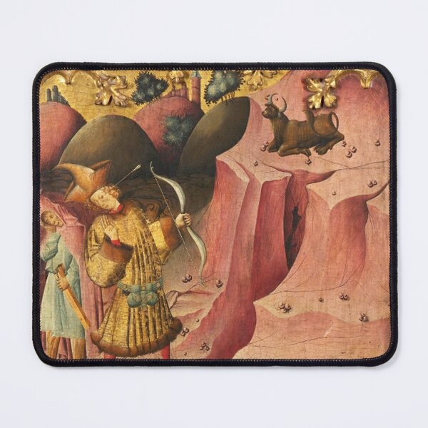 Item preview, Altarpiece of Saint Michael Medieval art painting  (left side panels) 3 designed and sold by Vintage Designs +.