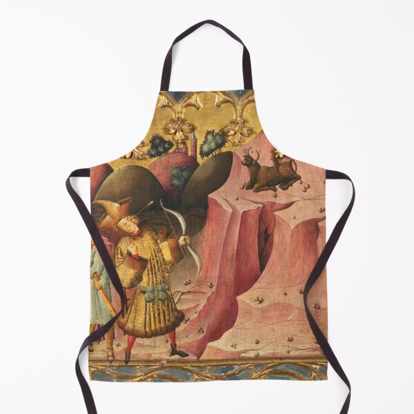 Item preview, Altarpiece of Saint Michael Medieval art painting (left side panels) 3 designed and sold by Vintage Designs +.