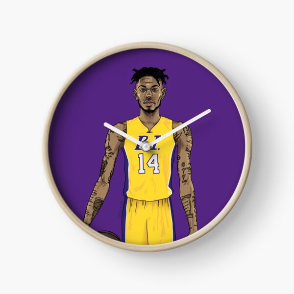 "B.I." (purple) Clock