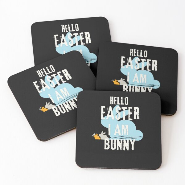 Item preview, HELLO EASTER I AM BUNNY designed and sold by THRIVIA.