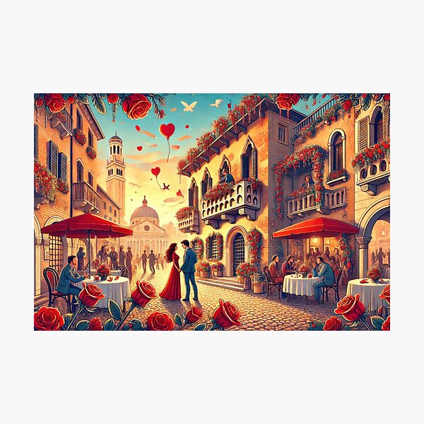 Item preview, Valentine's Day in Verona designed and sold by BobArtGallery.