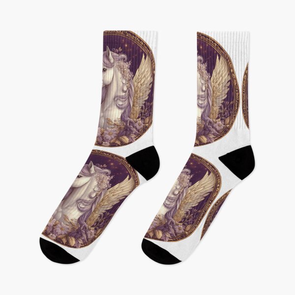 Item preview, Majestic Unicorn in Floral Circle  designed and sold by BlissxPals.