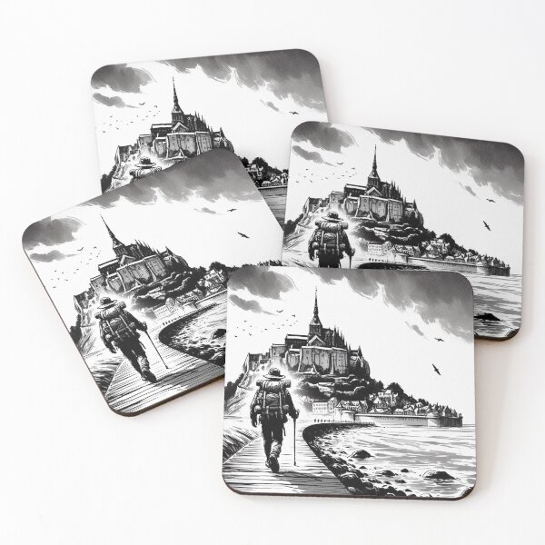 Item preview, The Way of Saint James, Mont Saint Michel designed and sold by jefboutique6150.