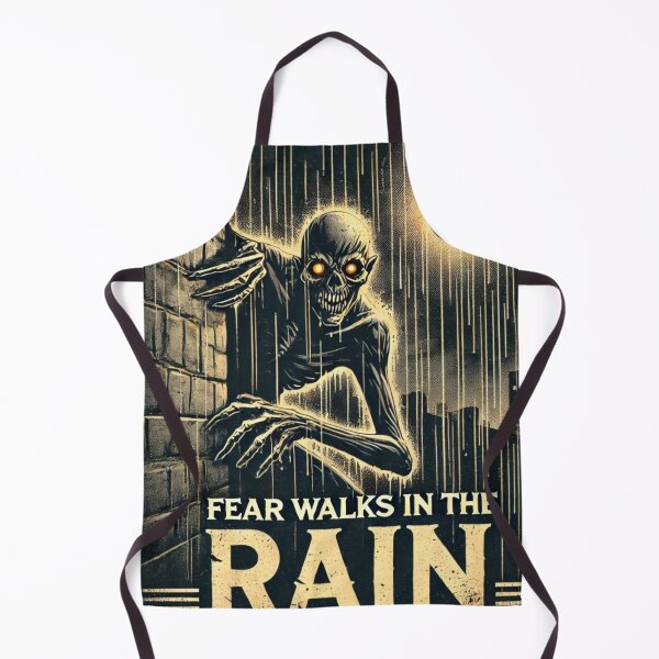 Item preview, Wendigo Noir - Fear Walks in the Rain - Cryptid Art designed and sold by CryptidNoir.