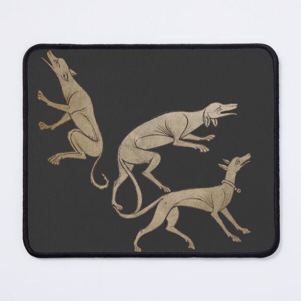 Item preview, Medieval hunting dogs illustration designed and sold by IllmadeErrant.