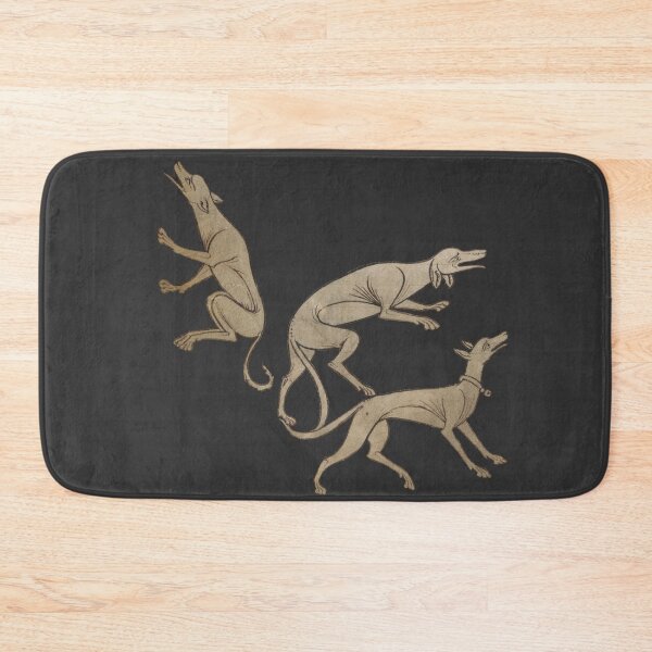 Item preview, Medieval hunting dogs illustration designed and sold by IllmadeErrant.