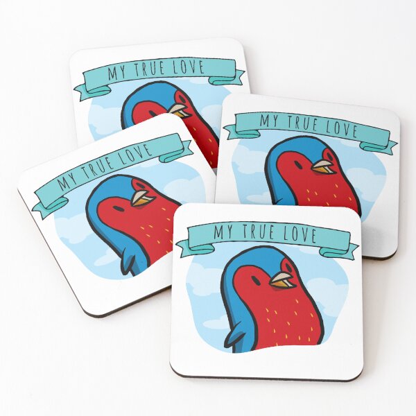 Item preview, My True Love - Red Blue Bird. Pets. P23 designed and sold by ParissiFriends.