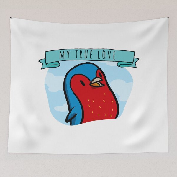 Item preview, My True Love - Red Blue Bird. Pets. P23 designed and sold by ParissiFriends.