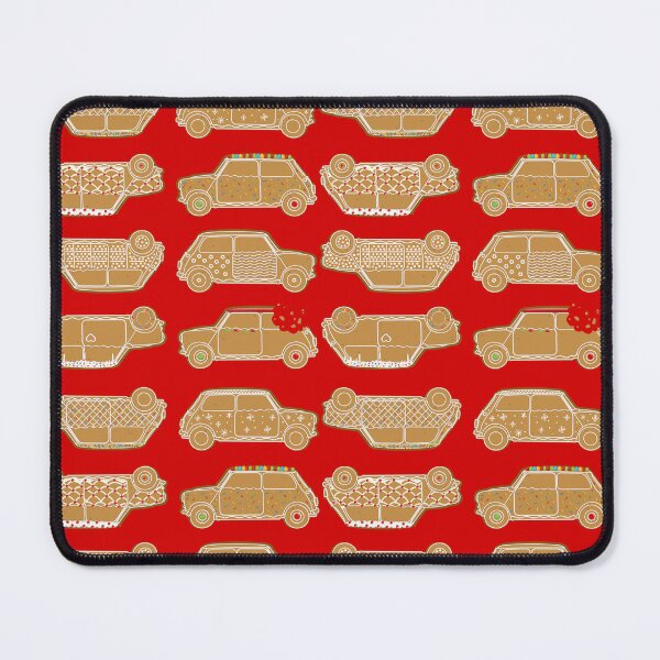 Item preview, Gingerbread Red Pattern Classic English Car designed and sold by ClassicaMi.