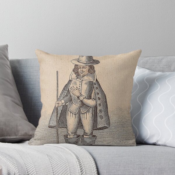 Item preview, vintage witch trials Matthew Hopkins Witch Finder General etching art designed and sold by Vintage Designs +.