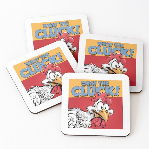 Item preview, What the cluck, silly chicken, farm life, silly, meme, funnyfits70, Humor, Funny, retro, vintages, funny quotes, animal humor, designed and sold by FunnyFits70.