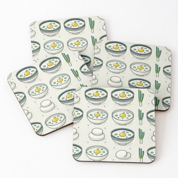 Item preview, Minimalist Tteokguk Pattern designed and sold by BobArtGallery.