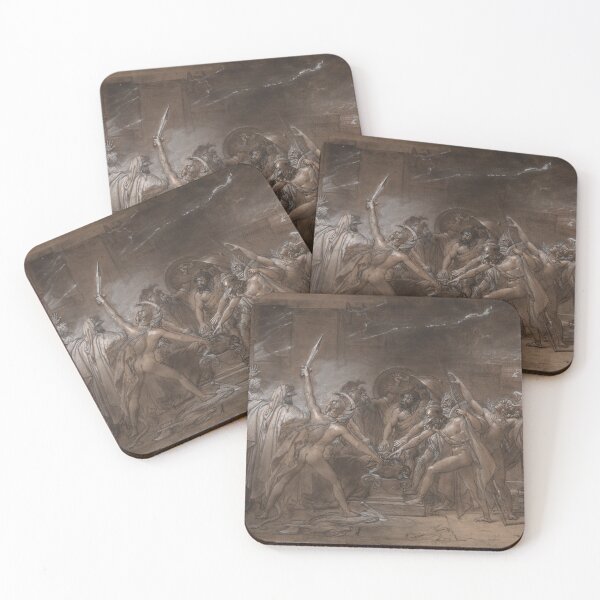 Item preview, The Oath of the Seven Chiefs against Thebes, c. 1800. Anne-Louis Girodet de Roucy-Trioson (French, 1767–1824 designed and sold by Vintage Designs +.