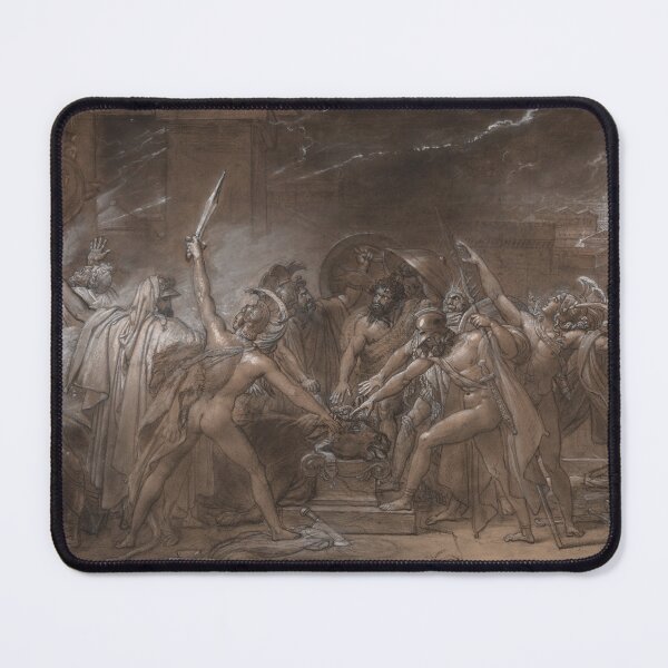 Item preview, The Oath of the Seven Chiefs against Thebes, c. 1800. Anne-Louis Girodet de Roucy-Trioson (French, 1767–1824 designed and sold by Vintage Designs +.