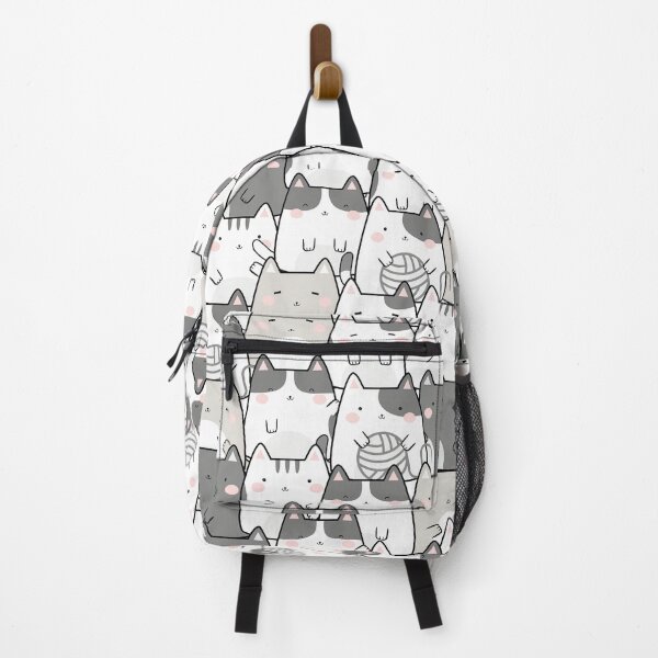 Item preview, Seamless Kawaii Cute Cats Cartoon Animals designed and sold by vintageretrostyleshop.