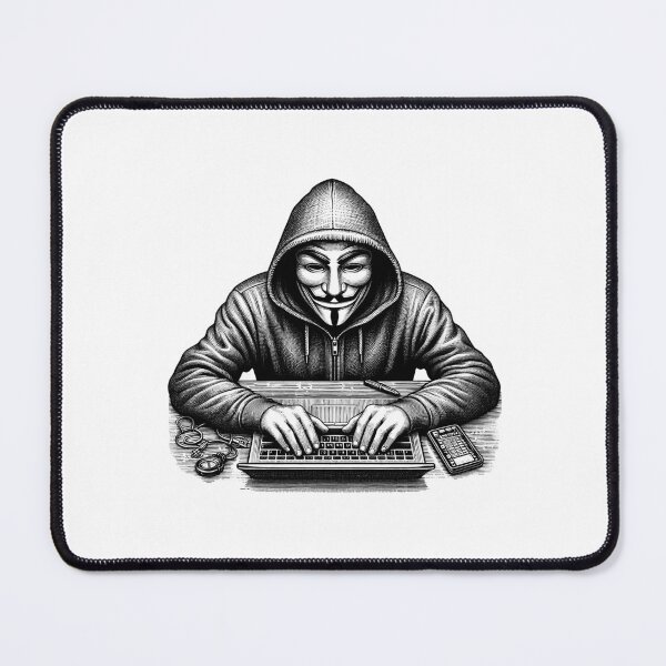 Item preview, Hooded Hacker Secretive Cybercriminal designed and sold by NTGUILTY.