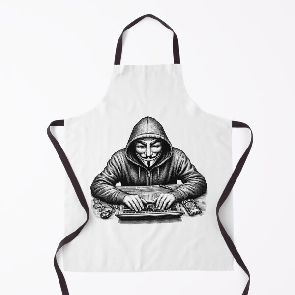 Item preview, Hooded Hacker Secretive Cybercriminal designed and sold by NTGUILTY.