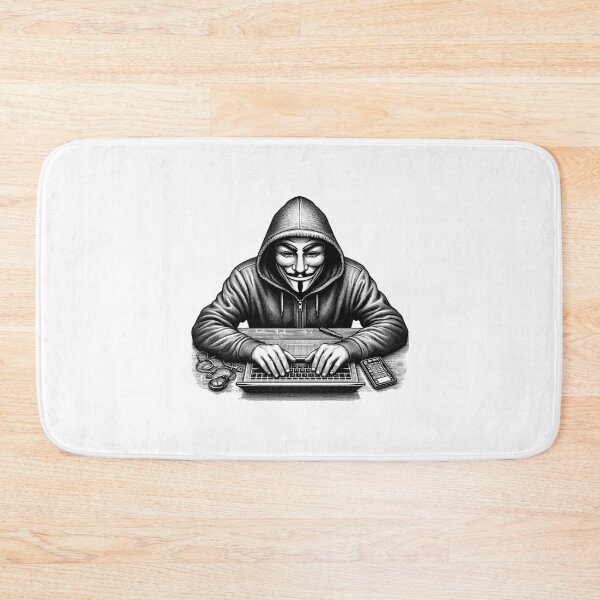Item preview, Hooded Hacker Secretive Cybercriminal designed and sold by NTGUILTY.