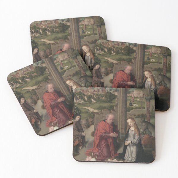 Item preview, The Nativity, c. 1485–90. Gerard David (Netherlandish, 145060–1523). Oil on wood panel designed and sold by Vintage Designs +.