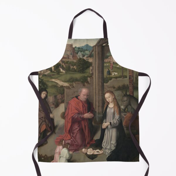 Item preview, The Nativity, c. 1485–90. Gerard David (Netherlandish, 145060–1523). Oil on wood panel designed and sold by Vintage Designs +.